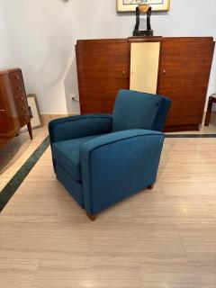 Jacques Adnet Pair of Art Deco Club Chairs Attributed to Jacques Adnet France c 1930 - 4749743