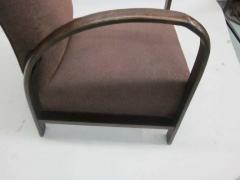 Jacques Adnet Pair of French Mid Century Modern Lounge Chairs in Style of Jacques Adnet 1930 - 1844278