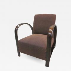 Jacques Adnet Pair of French Mid Century Modern Lounge Chairs in Style of Jacques Adnet 1930 - 1845780