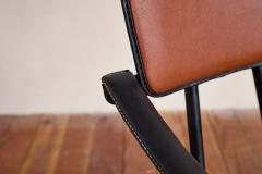 Jacques Adnet Pair of Jacques Adnet Armchairs - 4342972