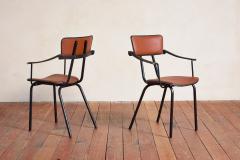 Jacques Adnet Pair of Jacques Adnet Armchairs - 4343023