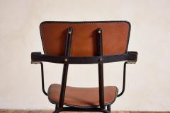 Jacques Adnet Pair of Jacques Adnet Armchairs - 4343036