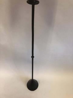 Jacques Adnet Pair of Mid Century Modern Handstitched Leather Floor Lamps by Jacques Adnet - 1770834