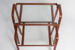 Jacques Adnet Pair of Stitched leather side Tables By Jacques Adnet - 928841