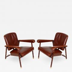 Jacques Adnet Pair of armchairs - 732055