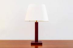 Jacques Adnet RED JACQUES ADNET STYLE TABLE LAMP - 1233674