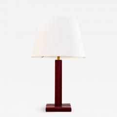 Jacques Adnet RED JACQUES ADNET STYLE TABLE LAMP - 1234731