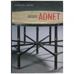 Jacques Adnet Rare French Handstitched Leather and Brass Faux Bamboo Commode by Jacques Adnet - 1695594