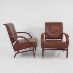 Jacques Adnet Rare Pair of Armchairs - 4697337