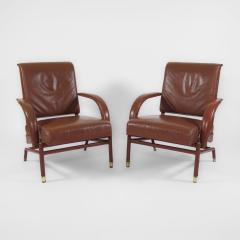 Jacques Adnet Rare Pair of Armchairs - 4697529