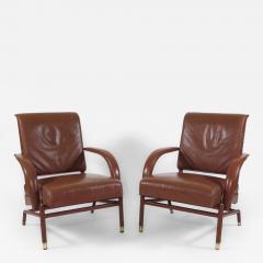 Jacques Adnet Rare Pair of Armchairs - 4697530