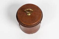 Jacques Adnet Rare Stitched Leather Box by Jacques Adnet - 928833