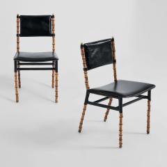 Jacques Adnet Rare pair of chairs - 4337791