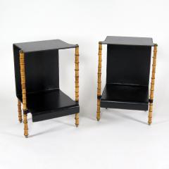 Jacques Adnet Rare pair of side tables - 4638549