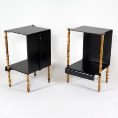 Jacques Adnet Rare pair of side tables - 4638551