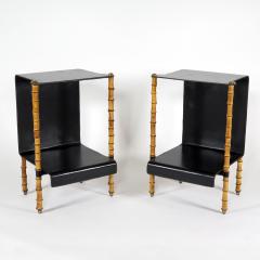 Jacques Adnet Rare pair of side tables - 4640404