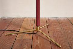 Jacques Adnet Red Jacques Adnet Style Floor Lamp - 4342848