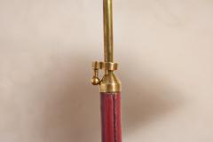 Jacques Adnet Red Jacques Adnet Style Floor Lamp - 4342865