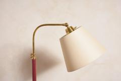 Jacques Adnet Red Jacques Adnet Style Floor Lamp - 4342872