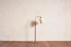 Jacques Adnet Red Jacques Adnet Style Floor Lamp - 4342876