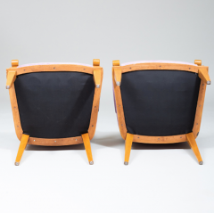 Jacques Adnet SET OF FOUR ART DECO BEECHWOOD ARMCHAIRS BY JACQUES ADNET - 1911406