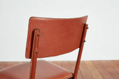 Jacques Adnet SET OF JACQUES ADNET CHAIRS - 3616923