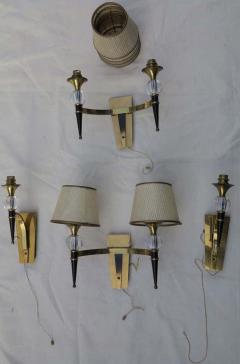 Jacques Adnet Sconces in the Manner of Jacques Adnet - 2509153