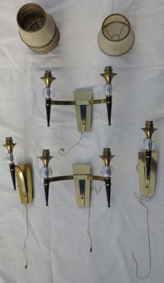 Jacques Adnet Sconces in the Manner of Jacques Adnet - 2509154