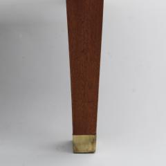 Jacques Adnet Set of 12 Fine French 1950s Mahogany Dining Chairs by Jacques Adnet - 4602039