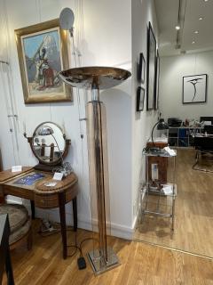 Jacques Adnet Spectacular Modernist Floor Lamp by Jacques Adnet Art Deco France - 2803336