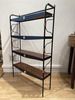 Jacques Adnet Splendid bookcase by Jacques Adnet circa1955 France - 3489596