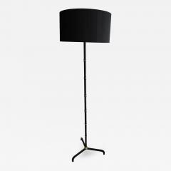 Jacques Adnet Stand Lamp in Stitched Leather - 541853