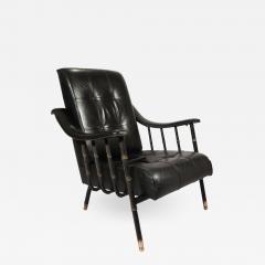 Jacques Adnet Stitched Leather Armchair by Jacques Adnet - 520786