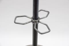 Jacques Adnet Stitched Leather Coat stand by Jacques Adnet - 1468050