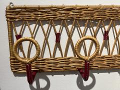 Jacques Adnet Stitched Leather Coatrack by Jacques Adnet - 2691094