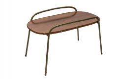 Jacques Adnet Stitched Leather Cocktail table By Jacques Adnet - 1310072