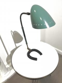 Jacques Adnet Stitched Leather Desk Lamp by Jaques Adnet - 3432096