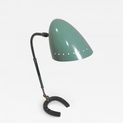 Jacques Adnet Stitched Leather Desk Lamp by Jaques Adnet - 3435113