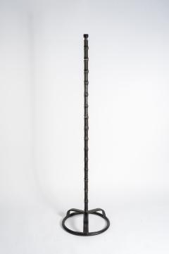 Jacques Adnet Stitched Leather Floor Lamp By Jacques Adnet - 928817