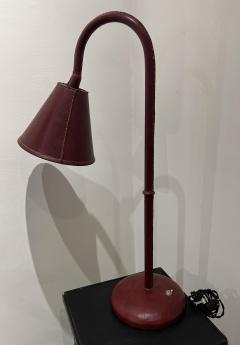 Jacques Adnet Stitched Leather Table Lamp - 3224360