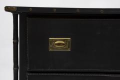 Jacques Adnet Stitched Leather chest of drawers by Jacques Adnet - 1469121