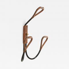 Jacques Adnet Stitched Leather coat rack by Jacques Adnet - 1005913