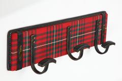 Jacques Adnet Stitched Leather coat rack by Jacques Adnet - 1196528