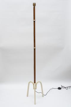 Jacques Adnet Stitched Leather floor lamp By Jacques Adnet - 1310069