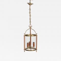 Jacques Adnet Stitched Leather lantern by Jacques Adnet - 1007046