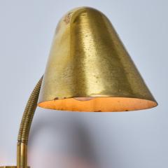 Jacques Biny 1950s Jacques Biny Brass Articulating Wall Lamp - 3933253