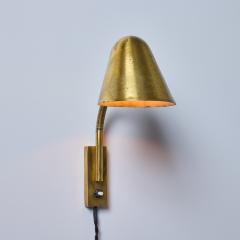 Jacques Biny 1950s Jacques Biny Brass Articulating Wall Lamp - 3933254