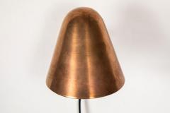 Jacques Biny Pair of 1960s Jacques Biny Brass and Copper Wall Lights - 983393