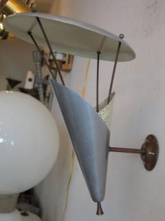 Jacques Biny Pair of French Mid Century Modern Wall Sconces by Jacques Biny circa 1950 - 4090324