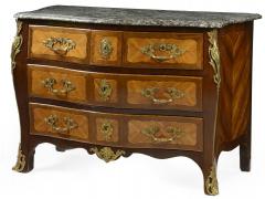 Jacques Birkl LOUIS XV ROSEWOOD AND AMARANTH COMMODE Stamped J BIRCKLE Circa 1745 - 759876